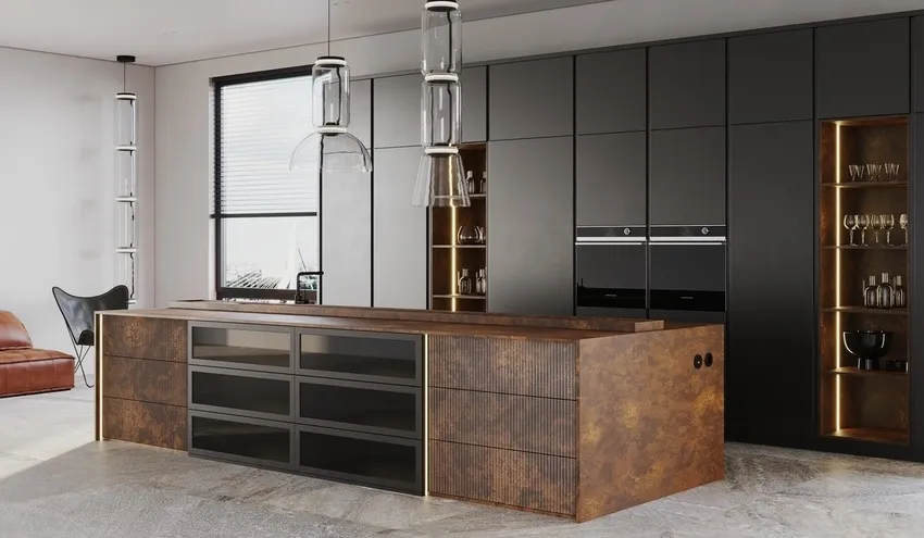 Кварцевый агломерат Antica Dark Bronze